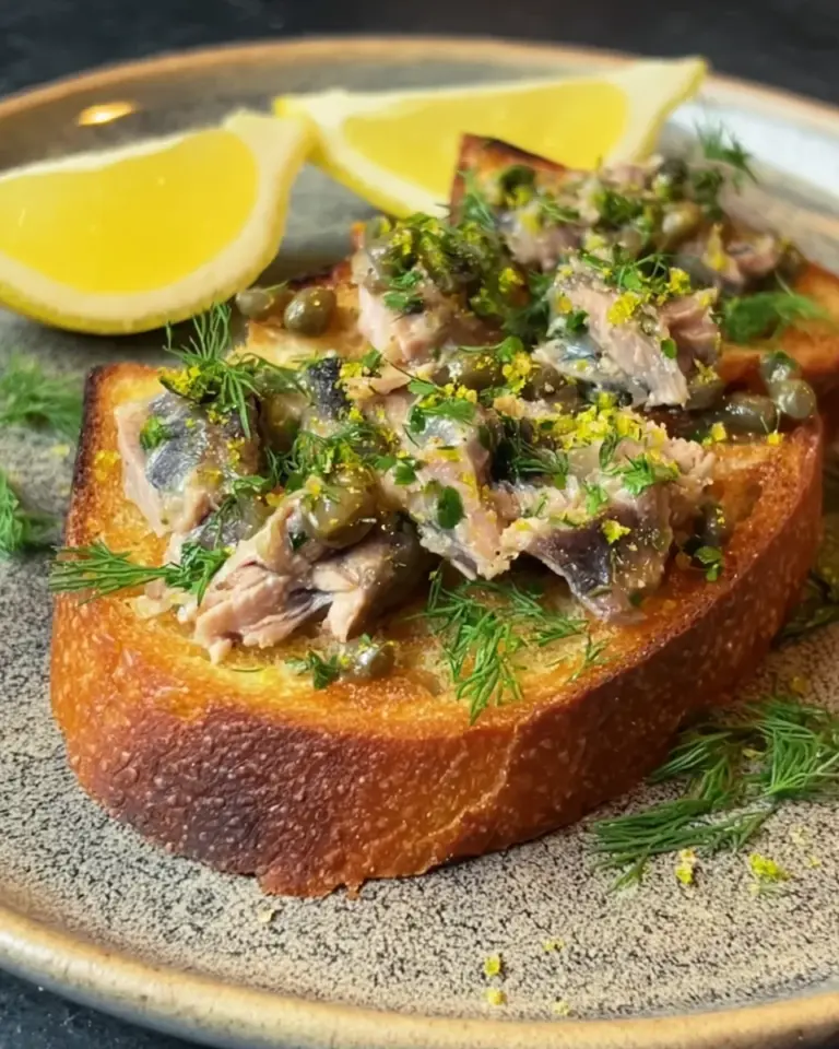 Sardine Crostini