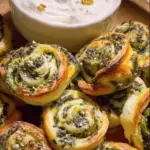 Spinach Feta Pinwheels