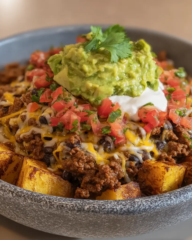Taco Loaded Potato Bowl