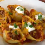 Taco Stuffed Pasta Shells