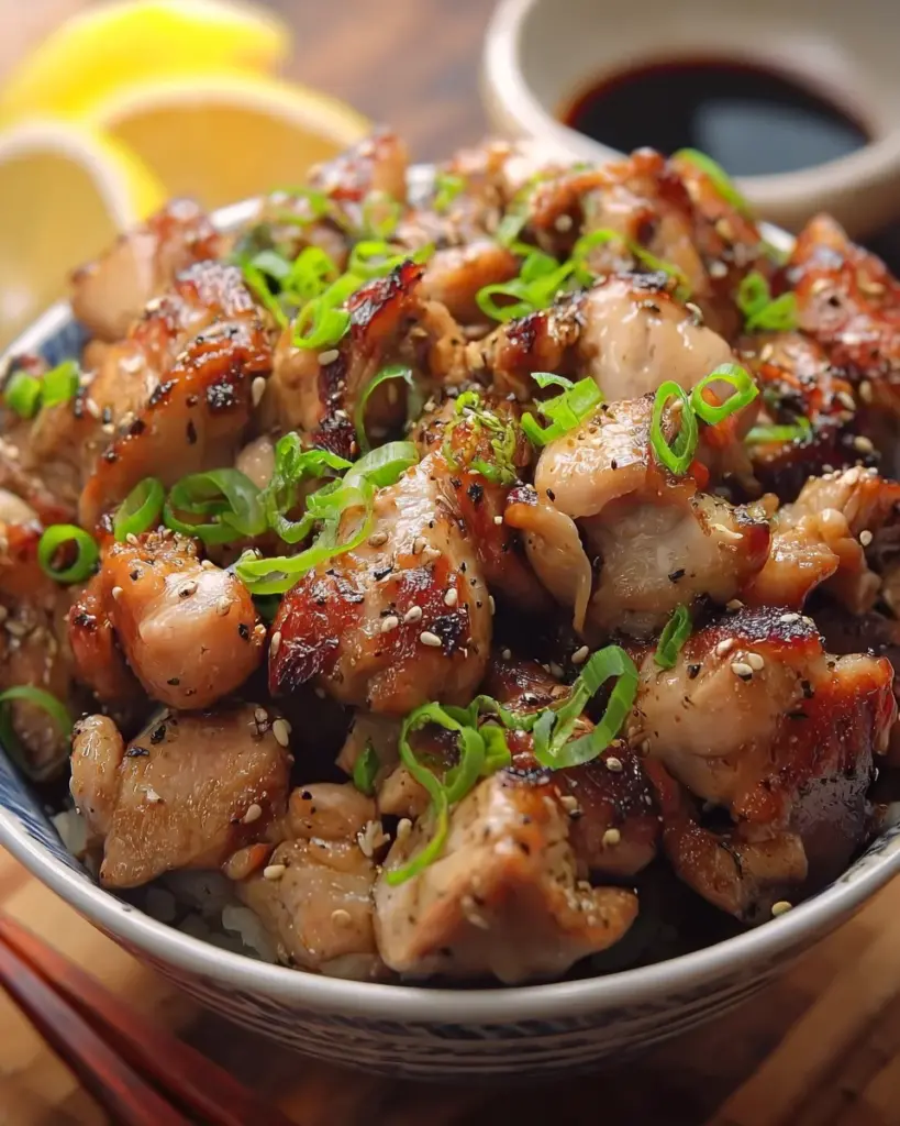 Yakitori-Inspired Salt And Pepper Chicken Bites