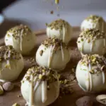 Divine White Chocolate and Pistachio Truffles