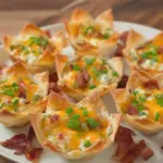 Jalapeno Popper Wonton Cups