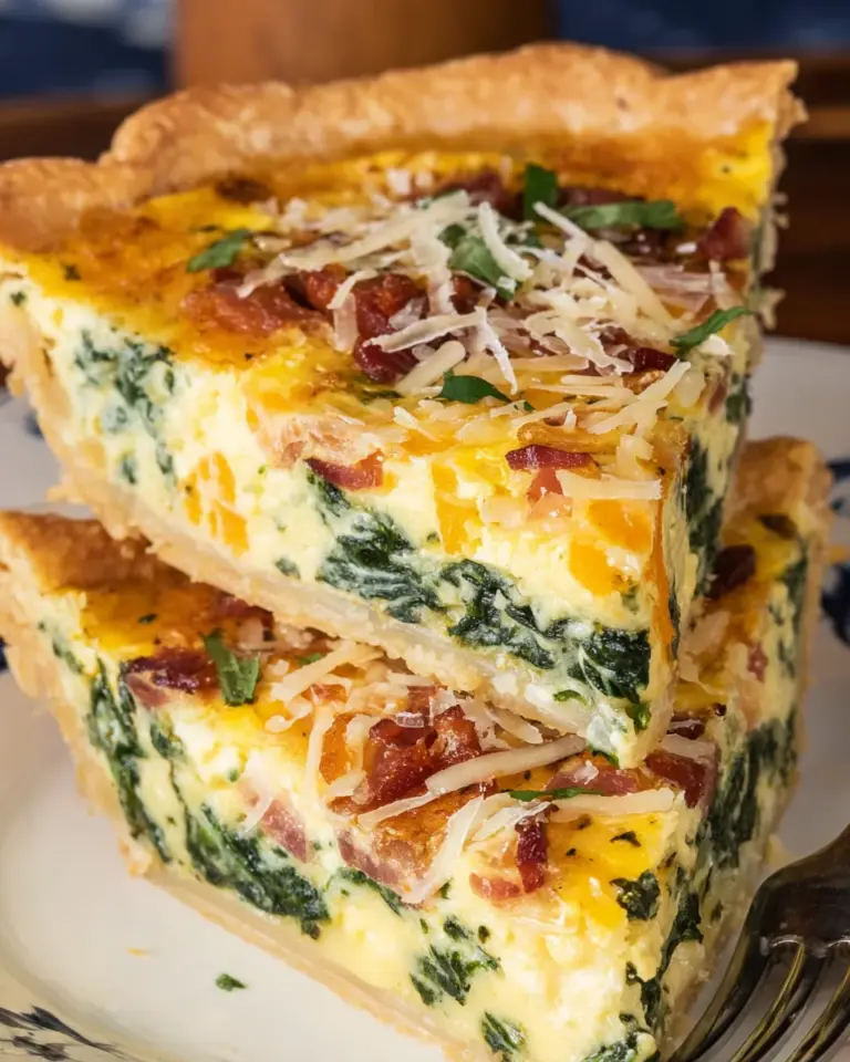 Spinach Bacon Quiche