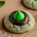 St. Patrick's Day Mint Chocolate Kiss Cookies