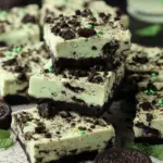 St. Patrick’s Day Mint Oreo Cheesecake Bars