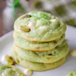 St. Patrick's Day Soft and Chewy Pistachio Pudding Cookies