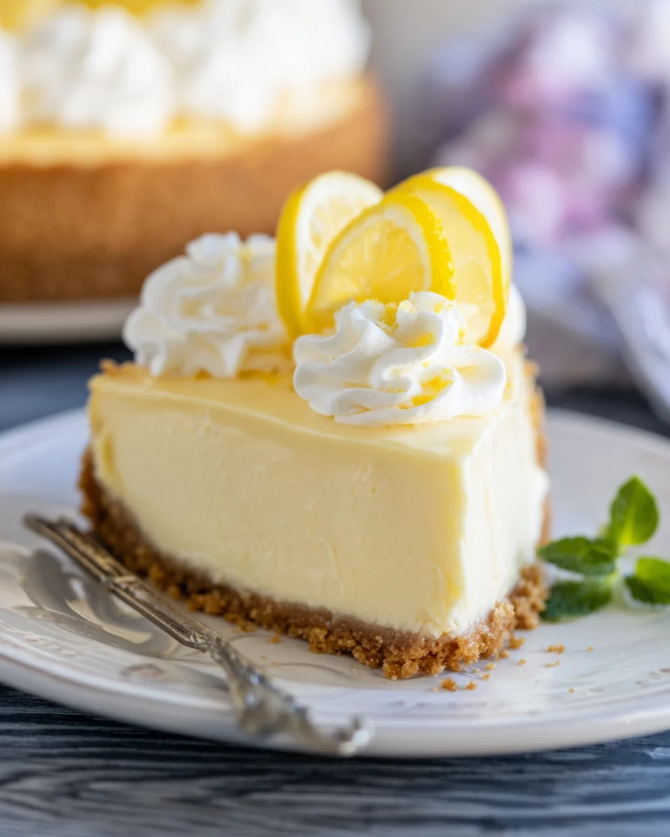 Ultimate Creamy Lemon Cheesecake